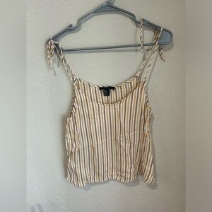 Forever 21 Striped Summer Tank Top in Medium